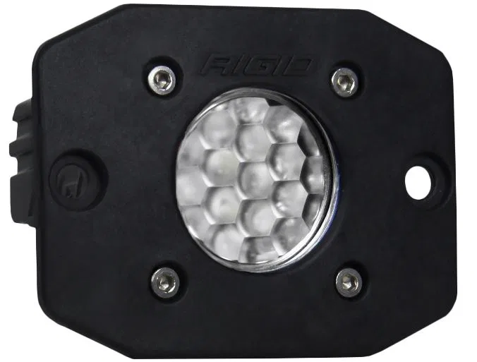 20631 – RIGID IND Driving/ Fog Light, LED Bulb Clear Bulbs 1.4 Inch Square 12 Watt Bulbs Amp Draw 0.85 AMP Hybrid Dif...